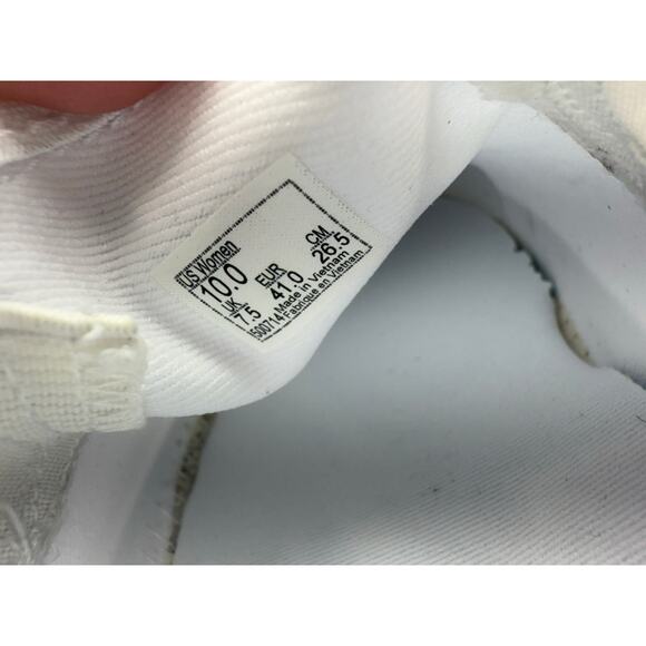 Vans Asher Platform ST Womens Size 10 Triple White Skateboard Slip On Shoes NEW - Picture 9 of 11